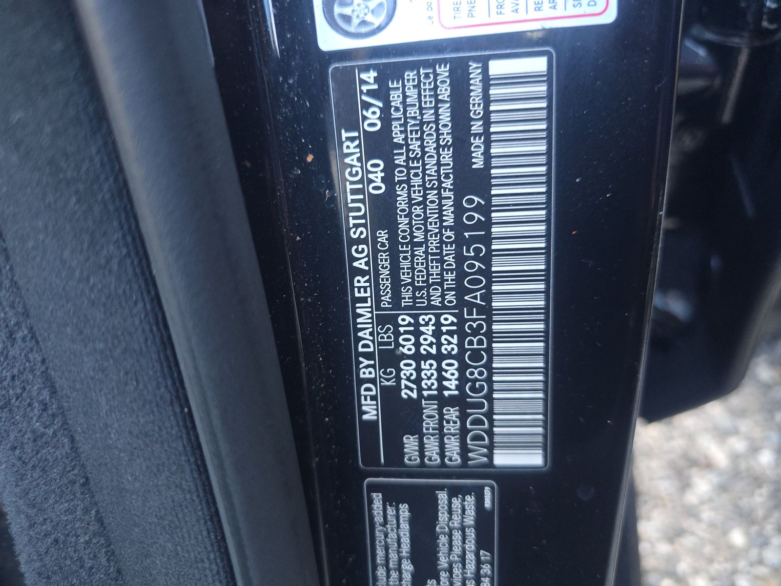 2015 Mercedes-Benz S-Class S 550 RWD