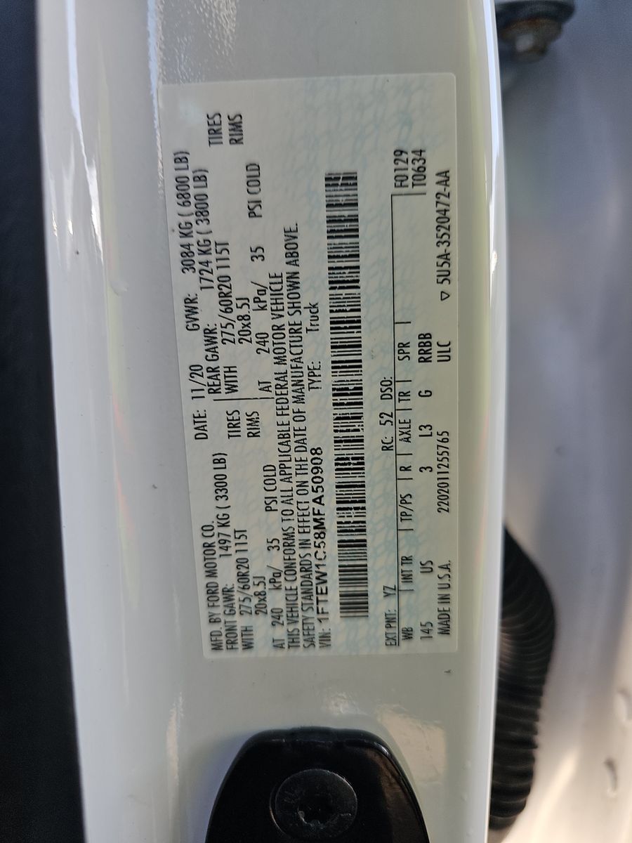 2021 Ford F-150 XLT RWD