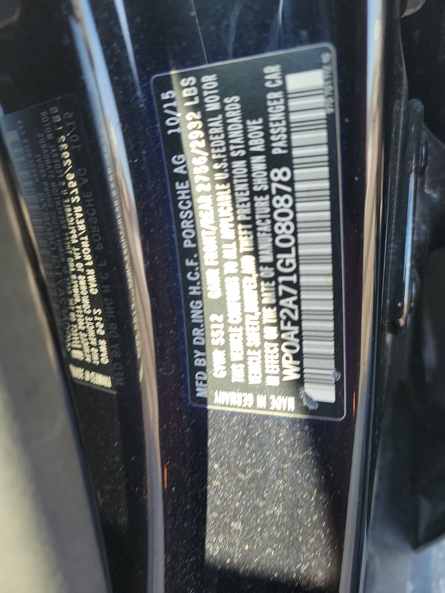 2016 Porsche Panamera GTS AWD