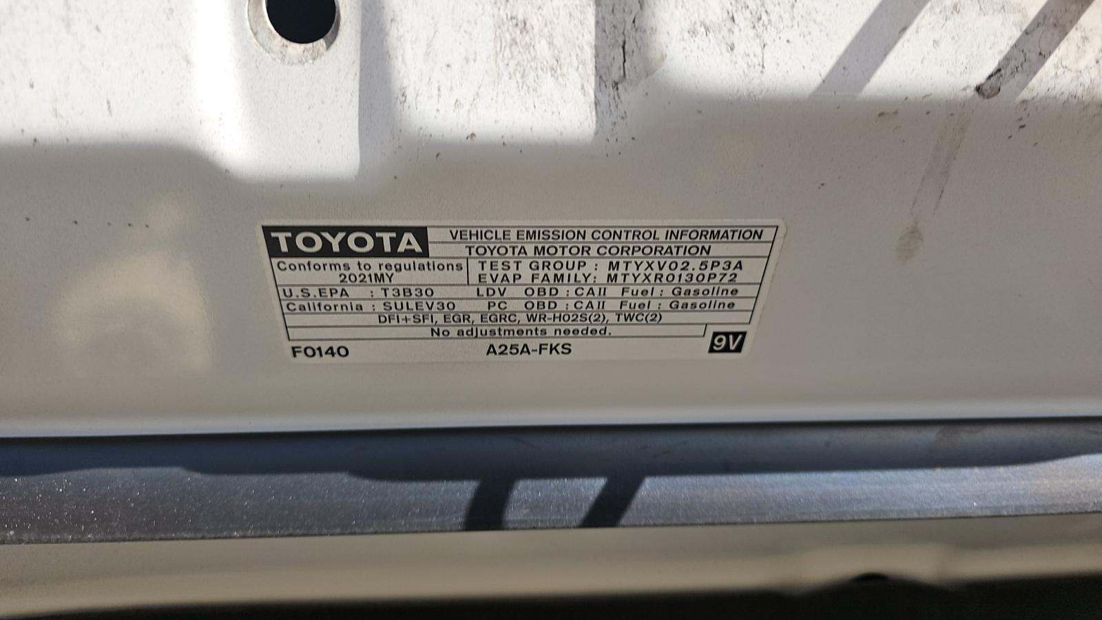 2021 Toyota Camry LE FWD