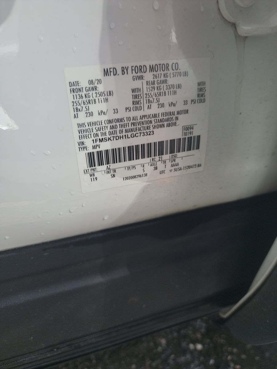 2020 Ford Explorer XLT RWD