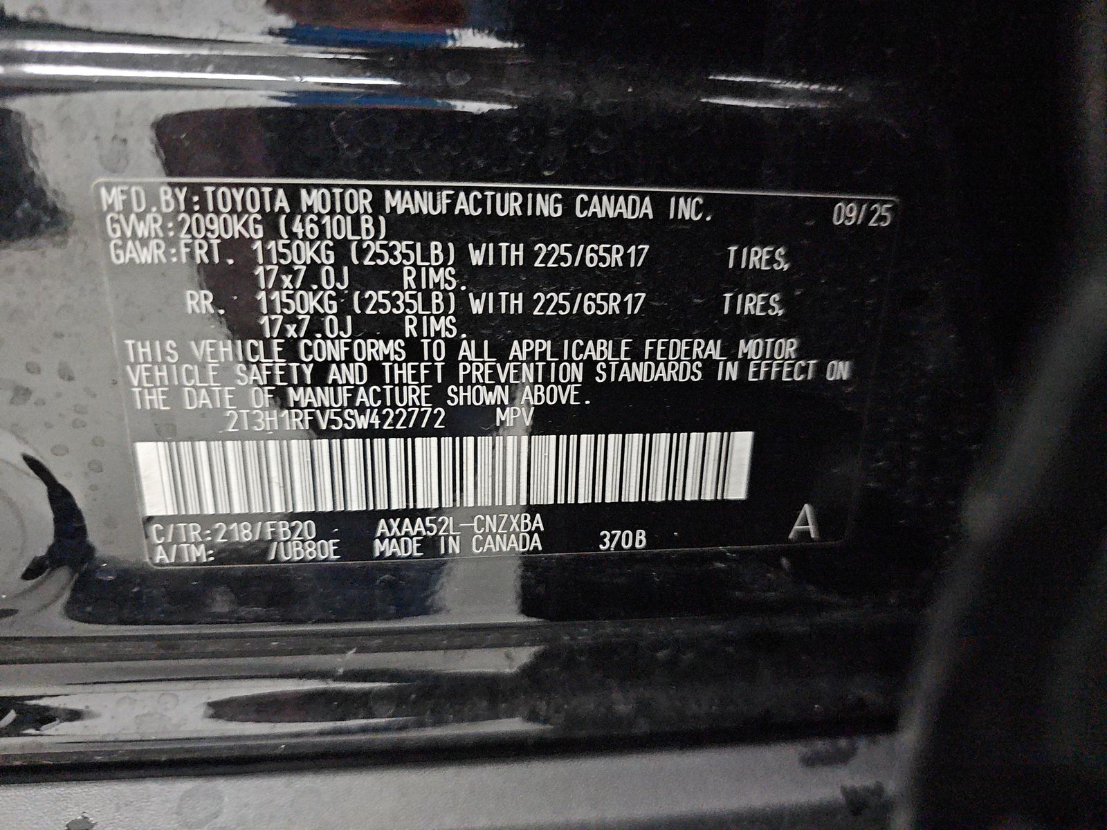 2025 Toyota RAV4 LE FWD