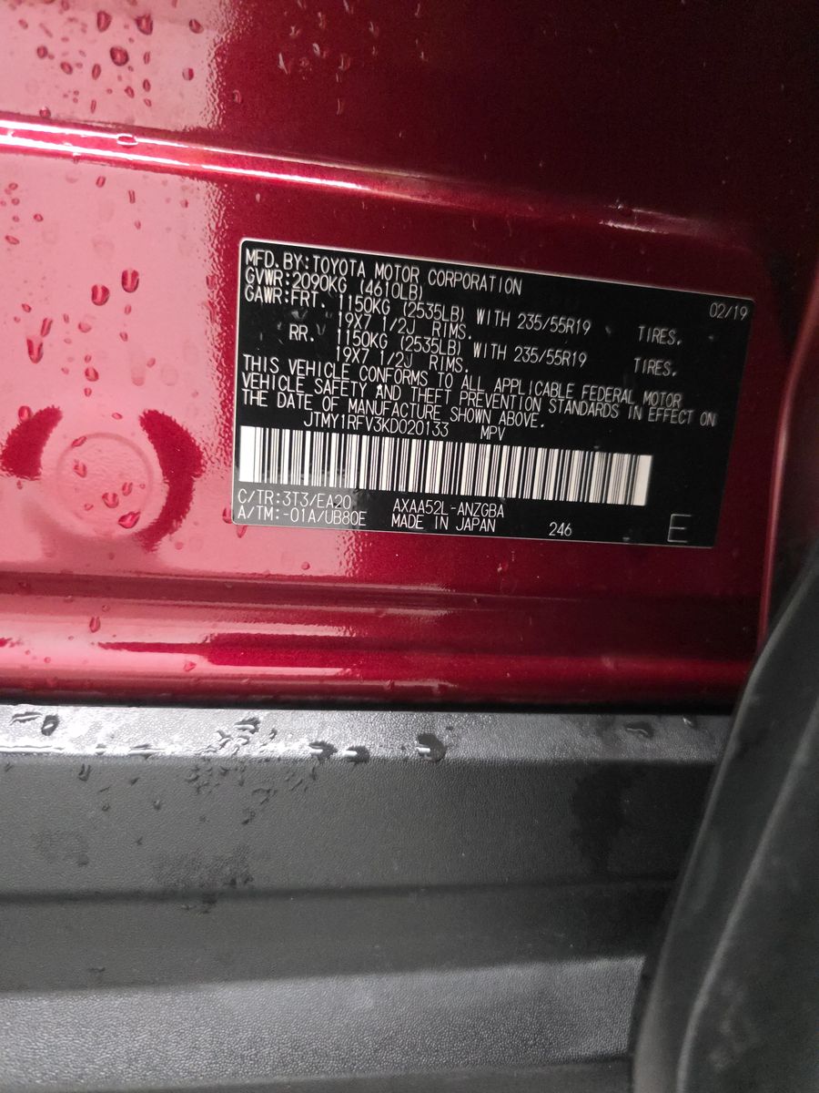 2019 Toyota RAV4 Limited FWD