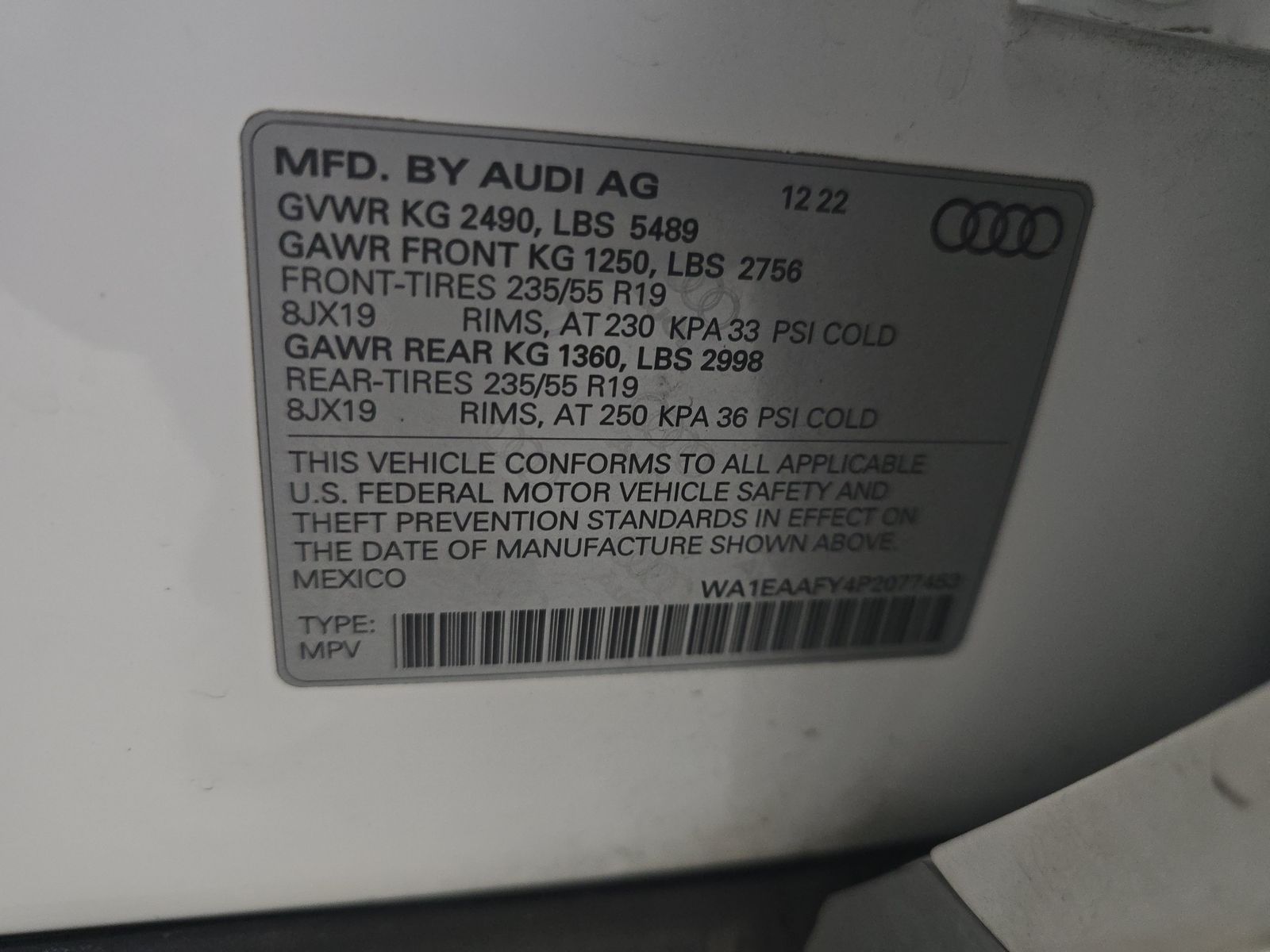 2023 Audi Q5 S line Premium Plus AWD