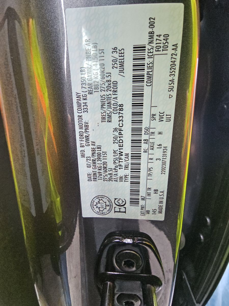 2023 Ford F-150 Hybrid Lariat AWD