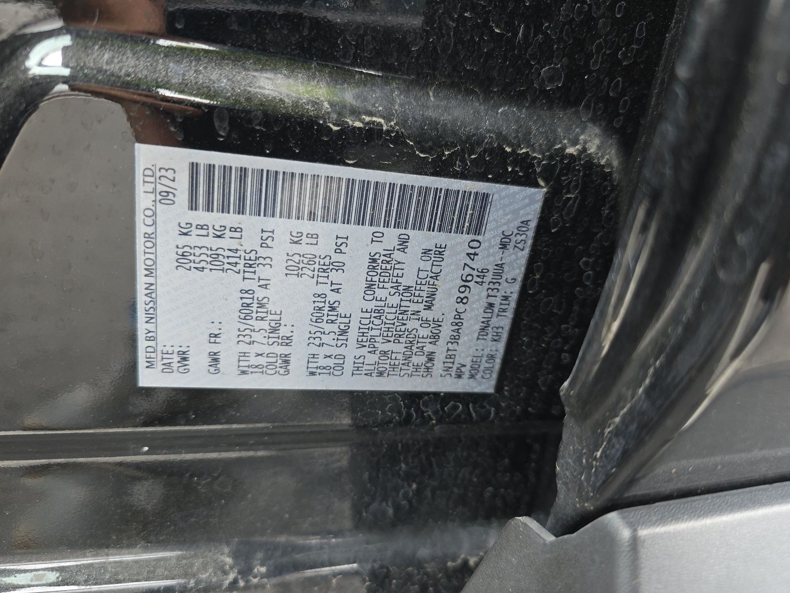 2023 Nissan Rogue SV FWD