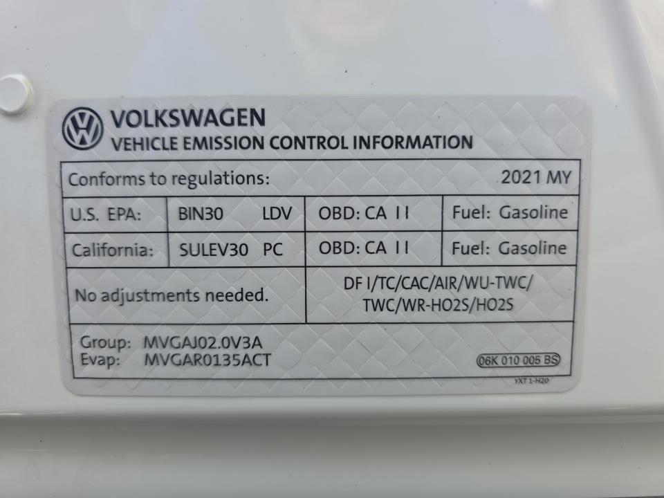 2021 Volkswagen Tiguan 2.0T SE AWD