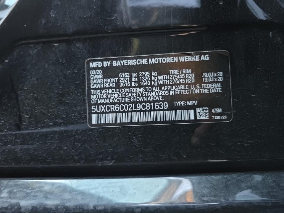 2020 BMW X5 xDrive40i AWD