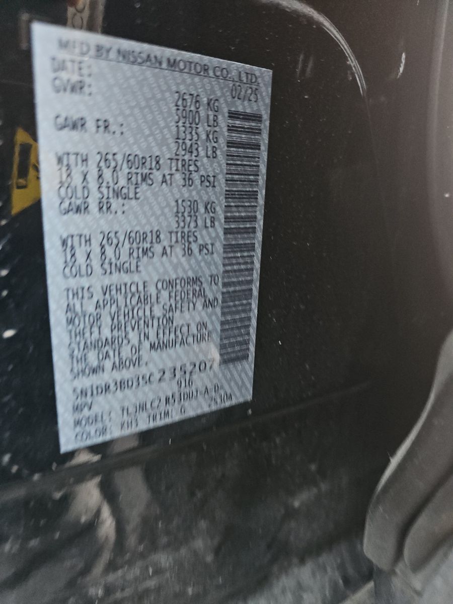 2025 Nissan Pathfinder Rock Creek AWD