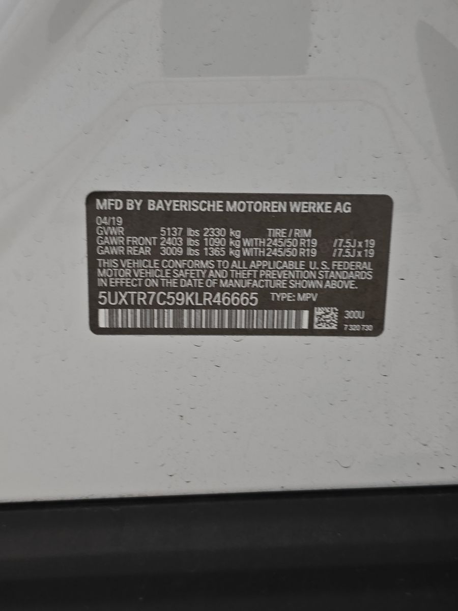 2019 BMW X3 sDrive30i RWD