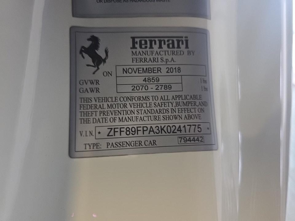 2019 Ferrari Portofino Base RWD