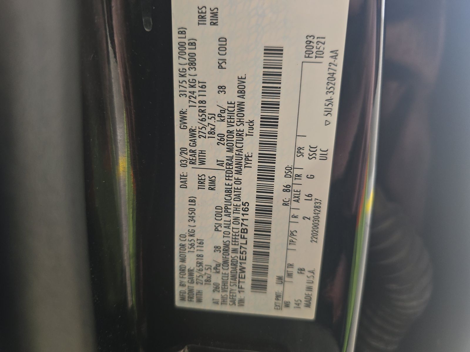 2020 Ford F-150 XLT AWD