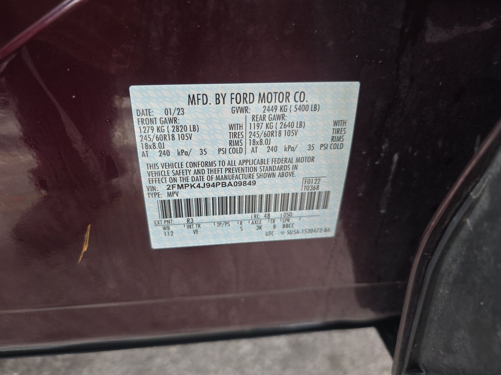 2023 Ford Edge SEL AWD