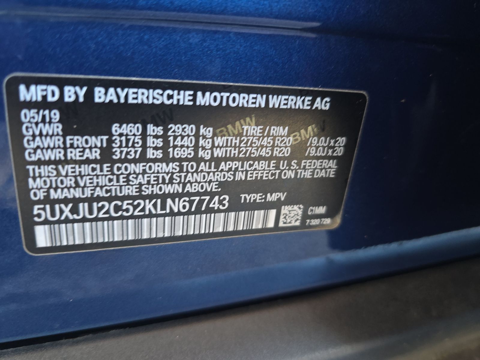 2019 BMW X5 xDrive50i AWD