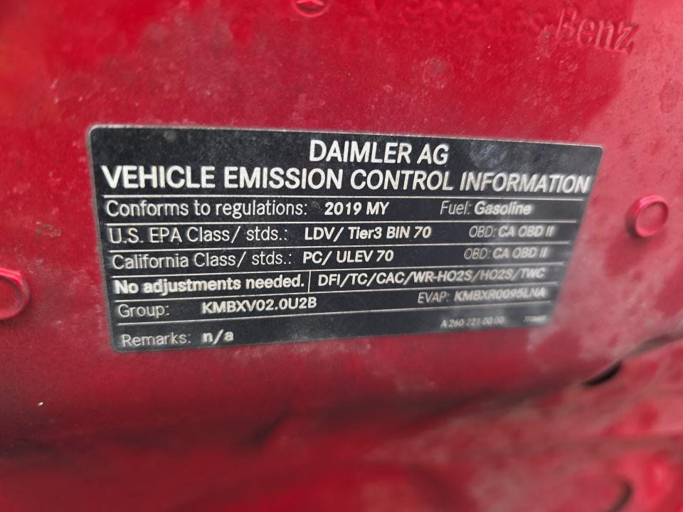 2019 Mercedes-Benz A-Class A 220 FWD