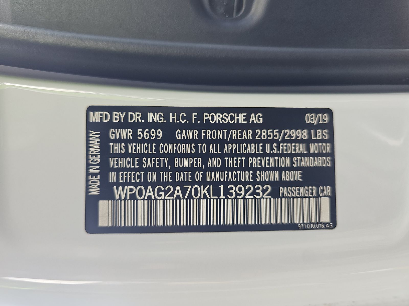 2019 Porsche Panamera GTS AWD