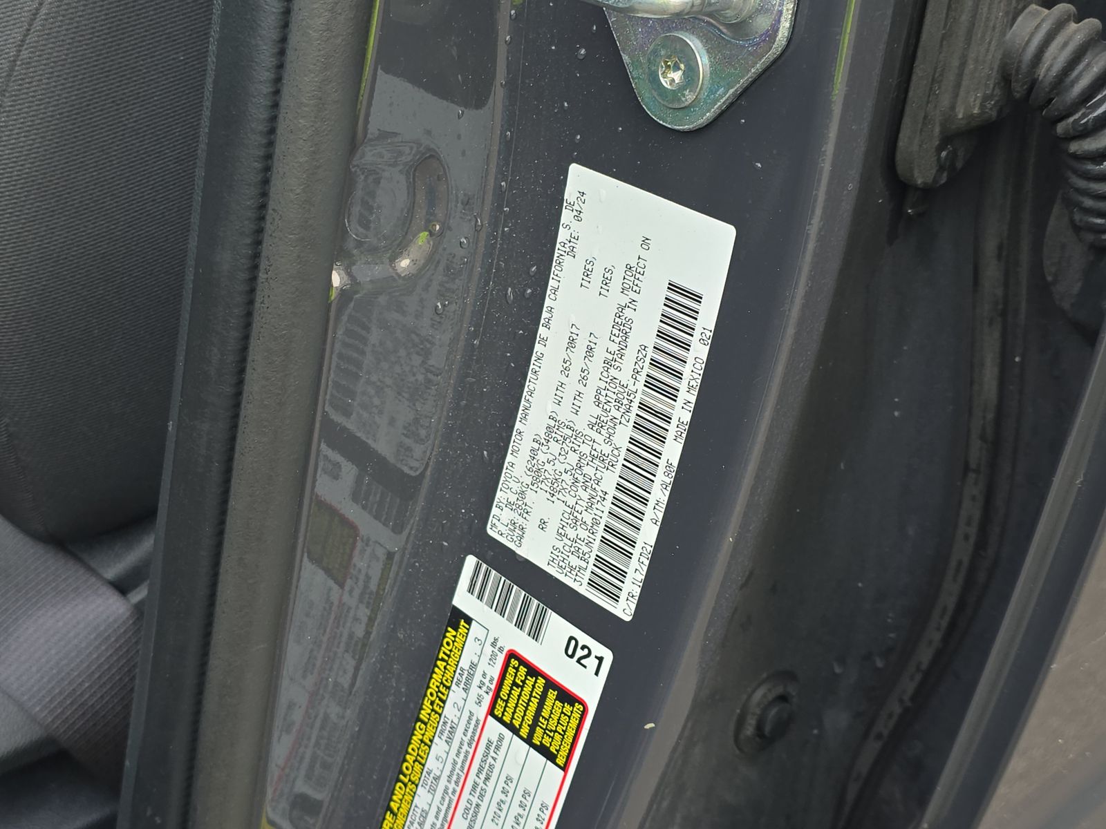 2024 Toyota Tacoma TRD Off-Road AWD