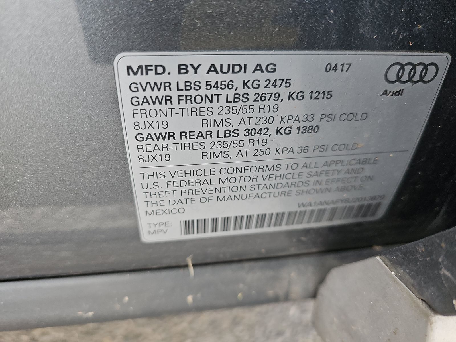 2018 Audi Q5 Premium AWD