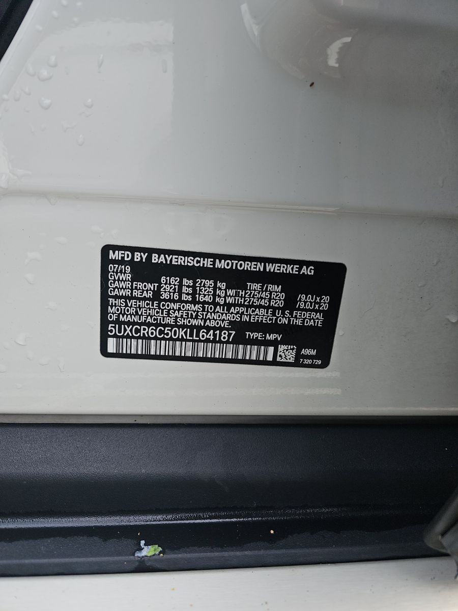 2019 BMW X5 xDrive40i AWD