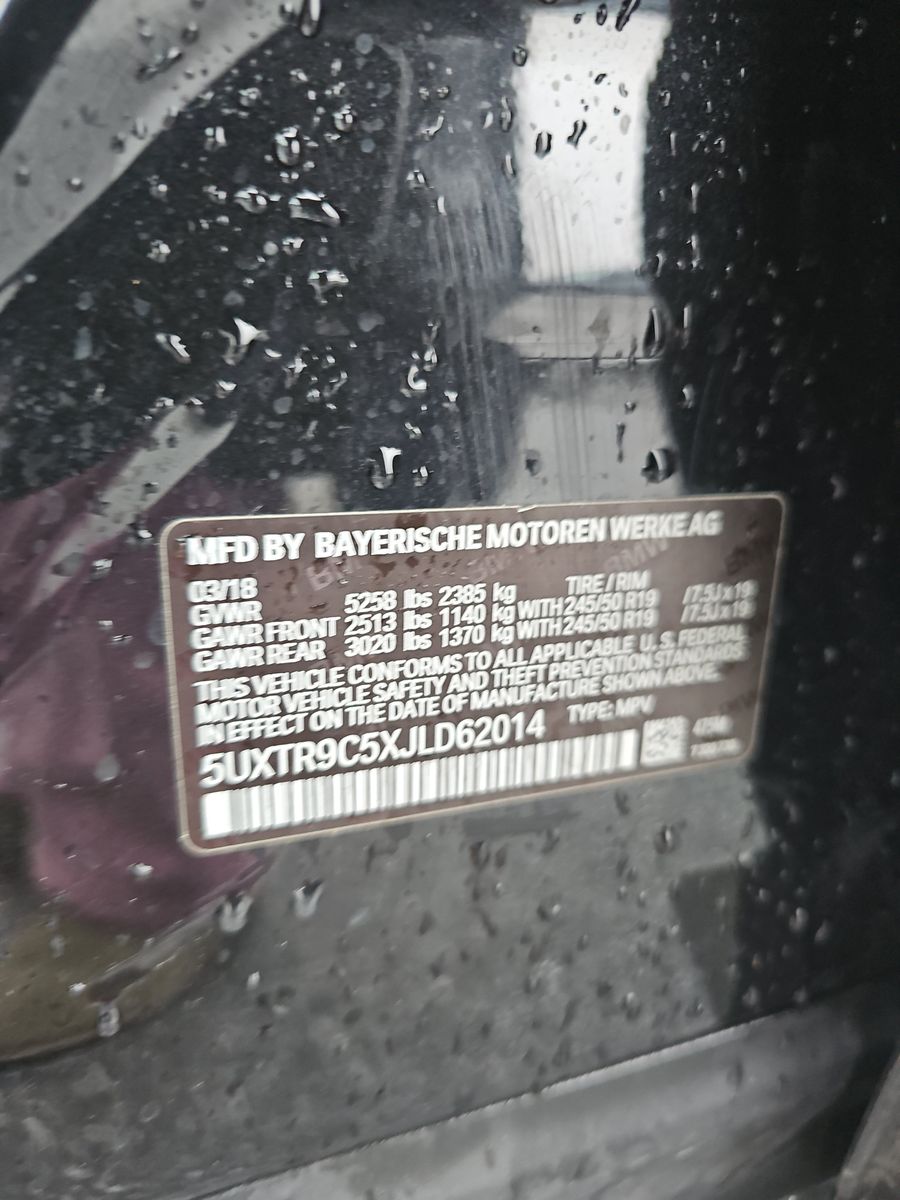 2018 BMW X3 xDrive30i AWD