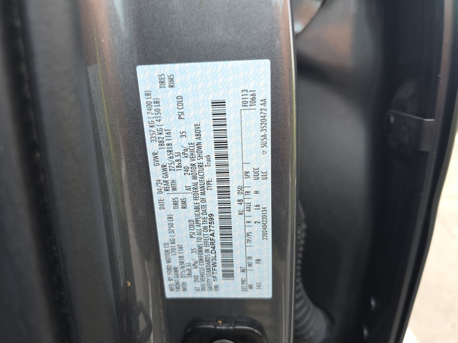 2024 Ford F-150 Hybrid XLT AWD