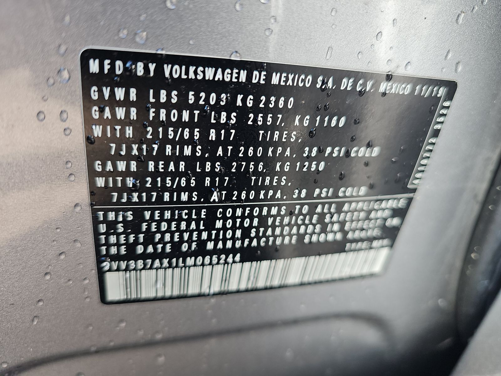 2020 Volkswagen Tiguan 2.0T SE FWD