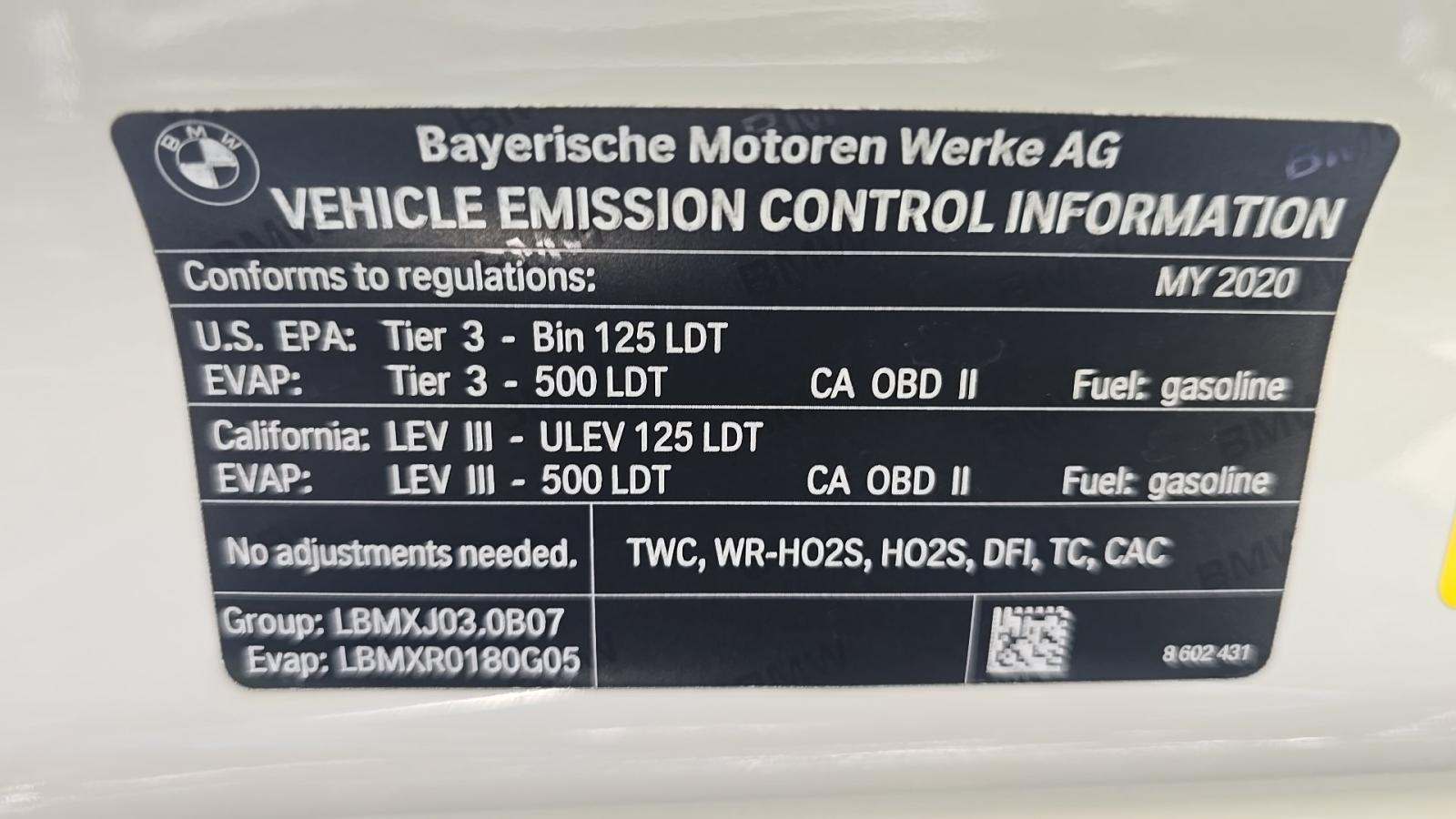 2020 BMW X5 xDrive40i AWD