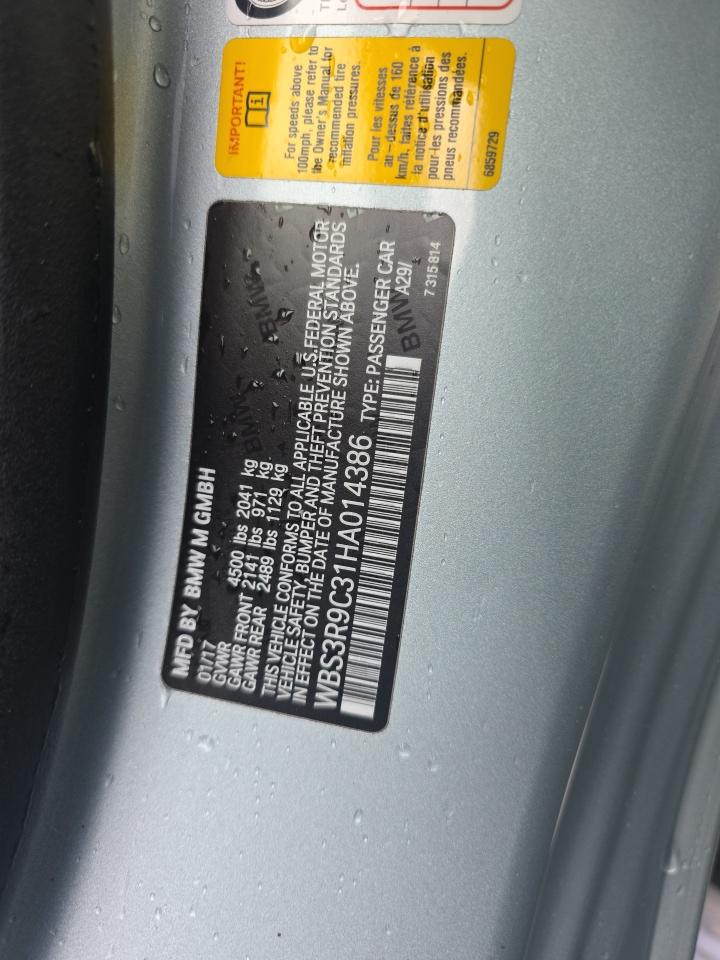 2017 BMW M4 Base RWD