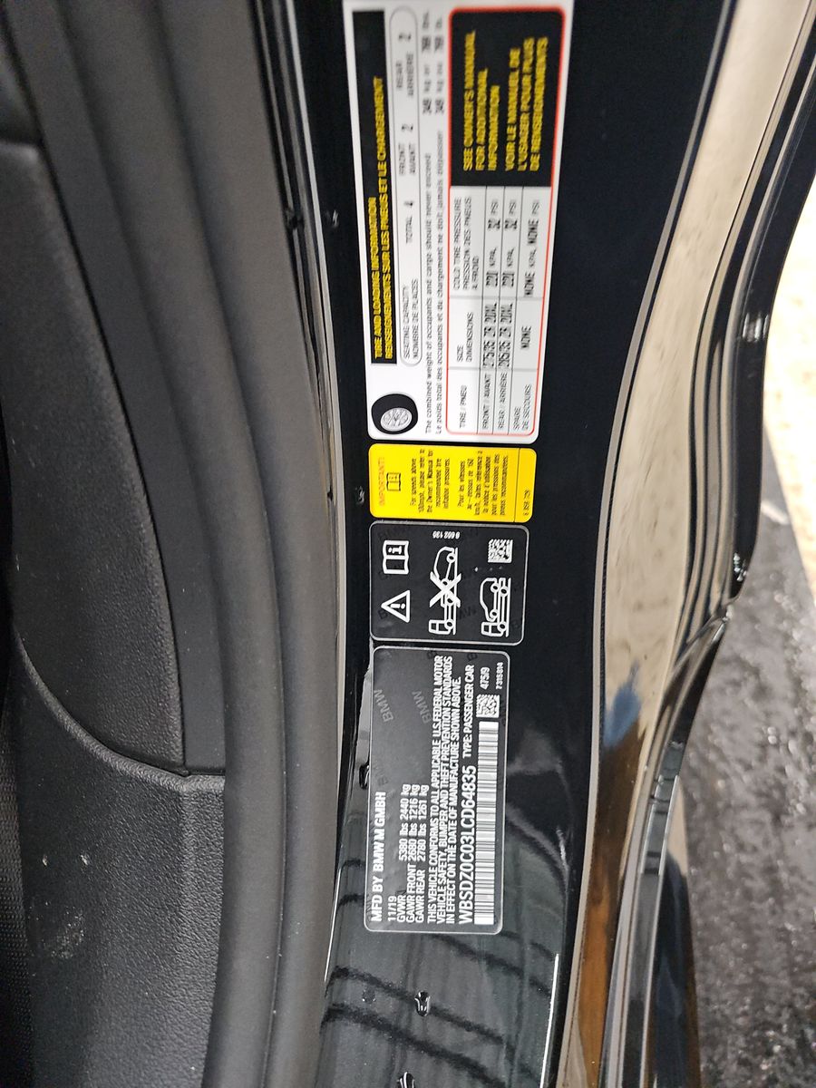 2020 BMW M8 Base AWD