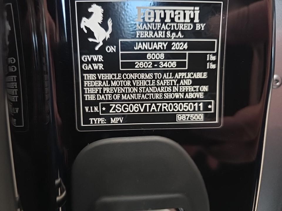 2024 Ferrari Purosangue Base AWD