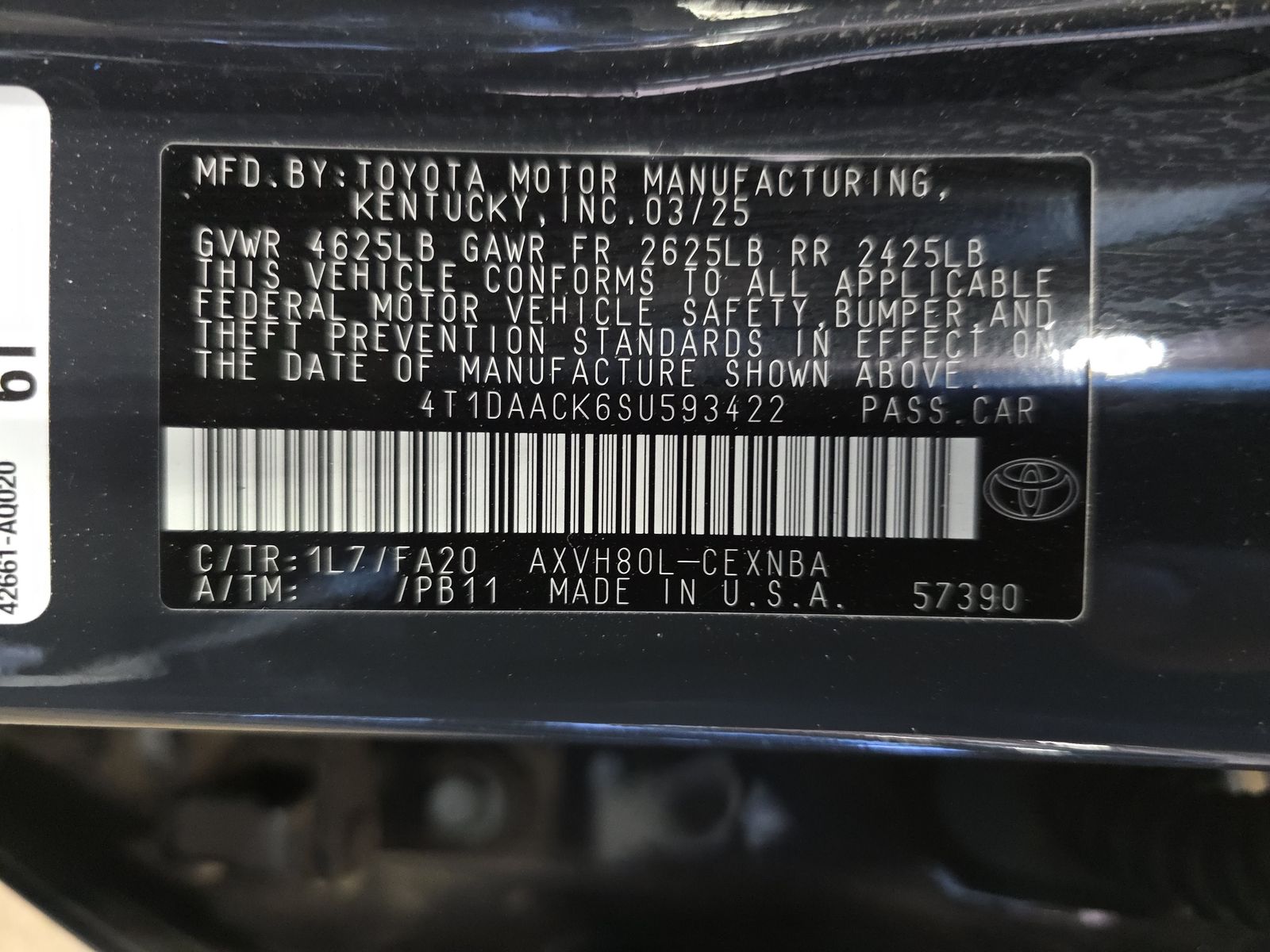 2025 Toyota Camry LE FWD