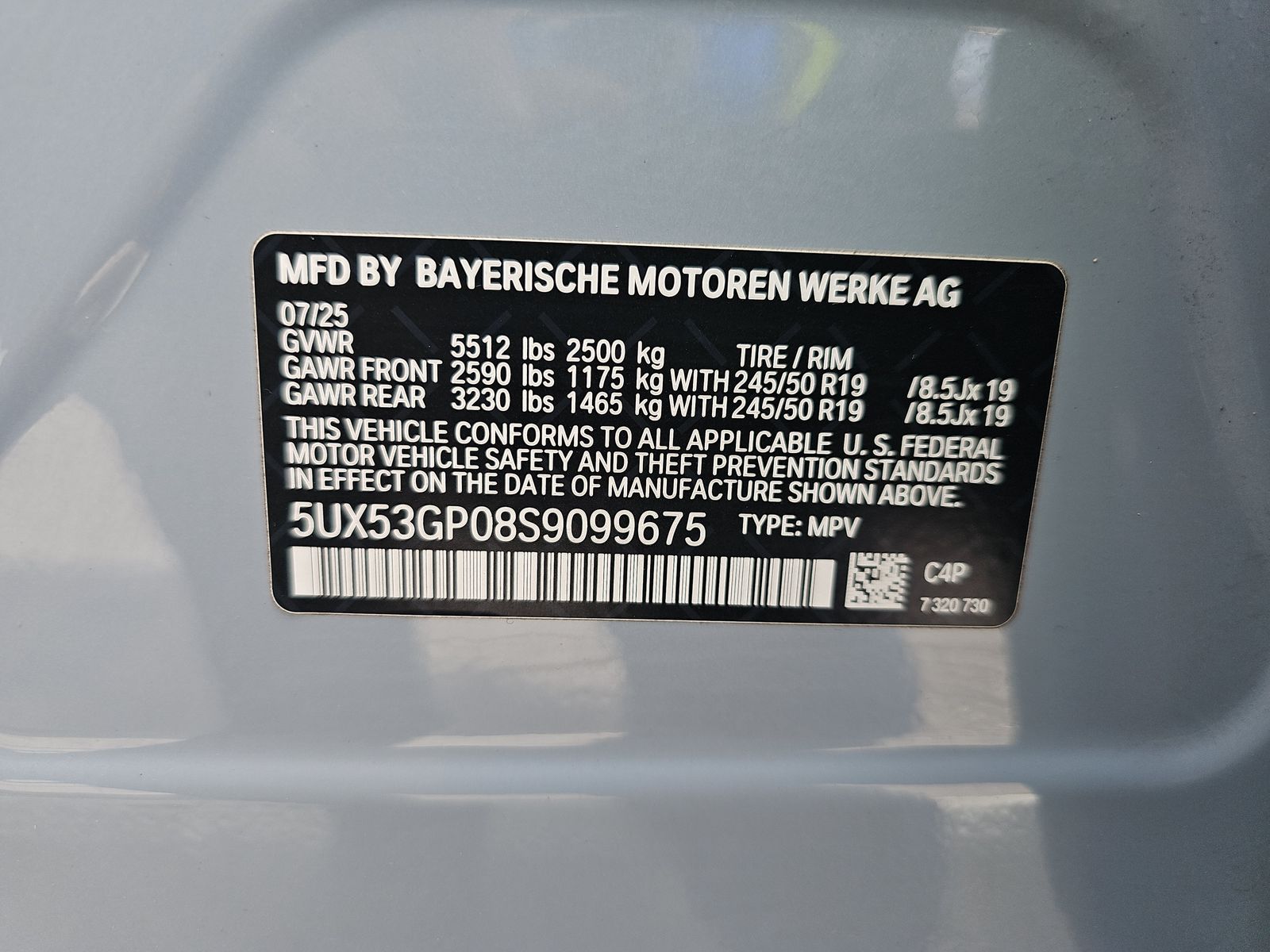 2025 BMW X3 xDrive30i AWD