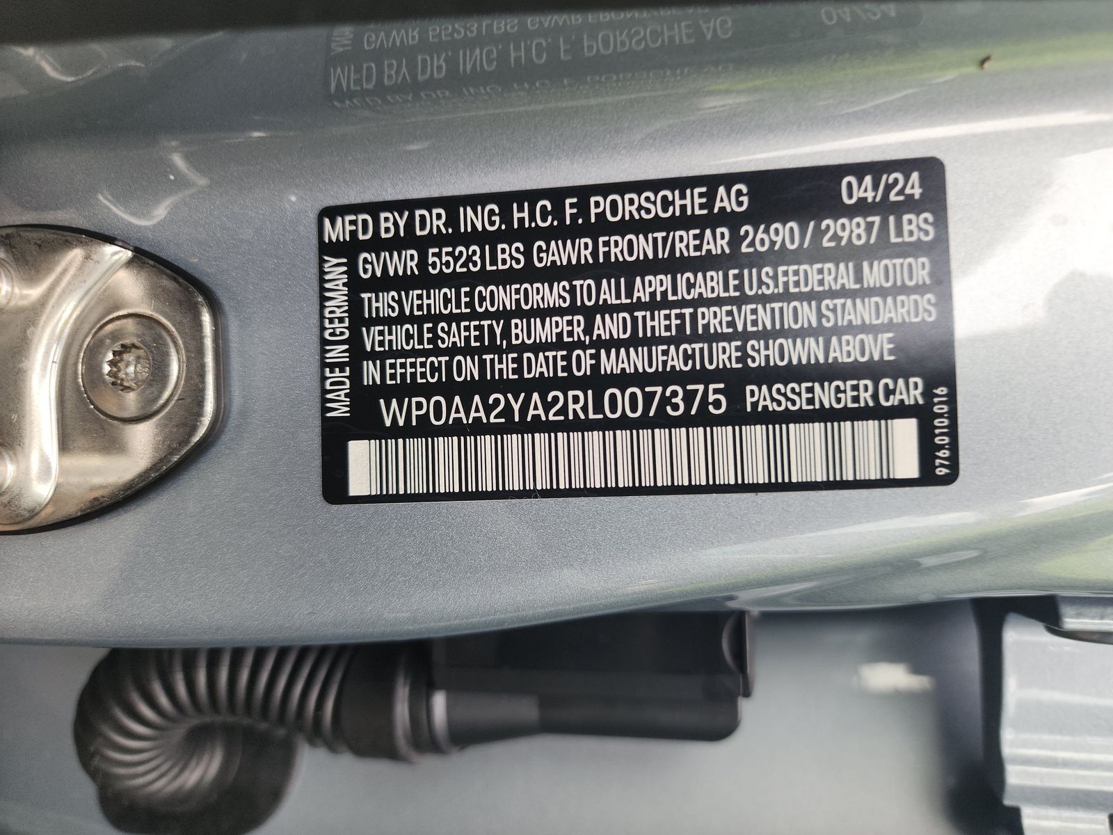 2024 Porsche Panamera Base RWD