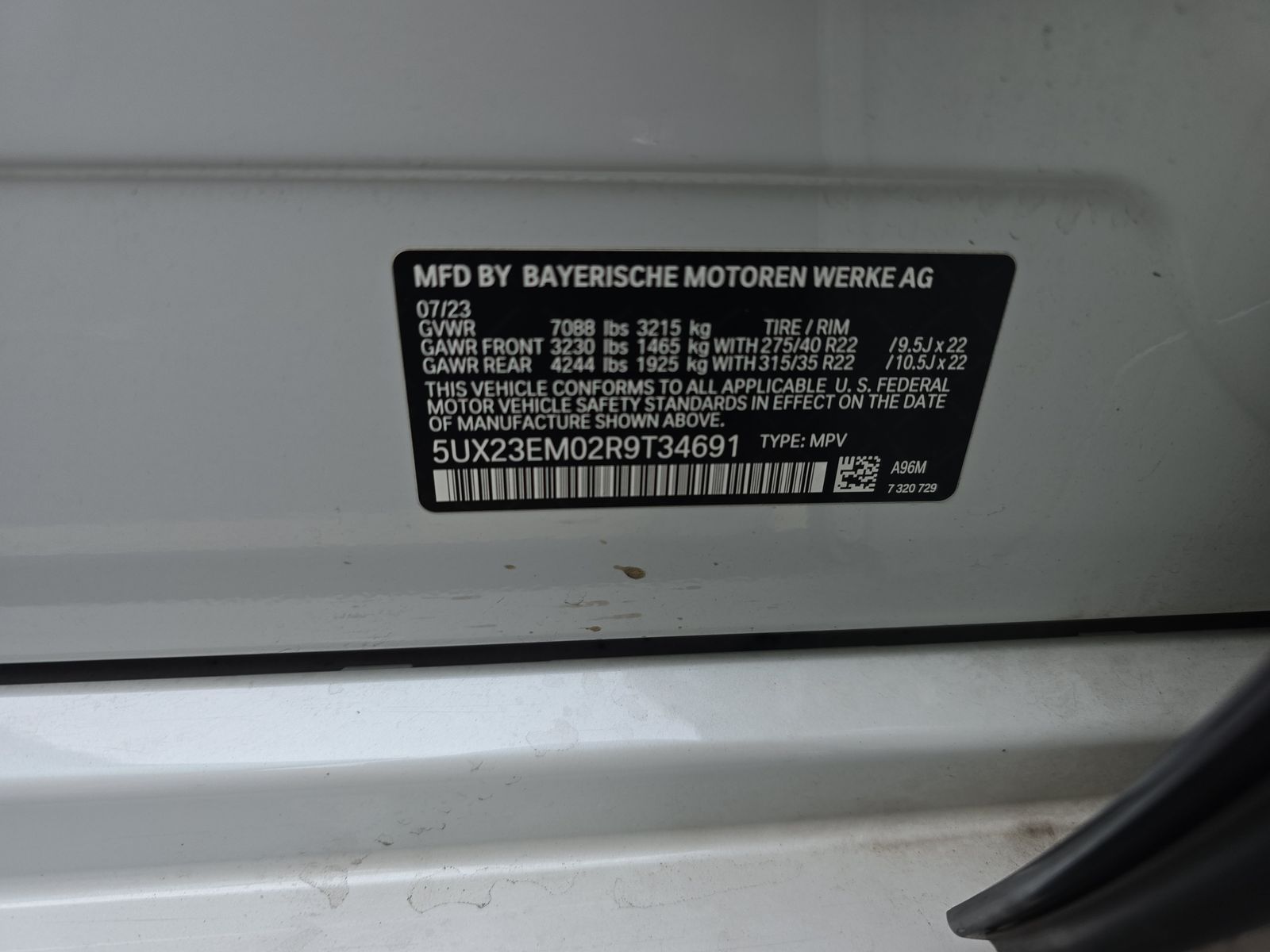 2024 BMW X7 xDrive40i AWD