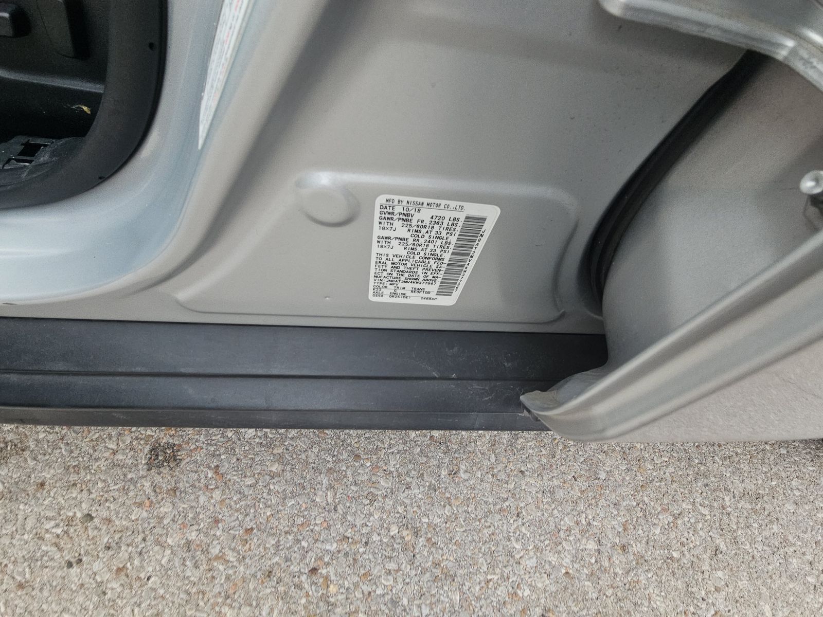 2019 Nissan Rogue SV AWD