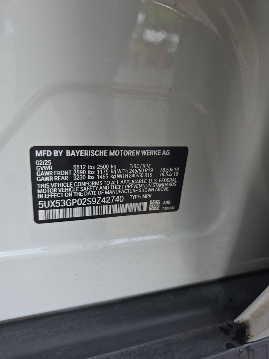 2025 BMW X3 xDrive30i AWD