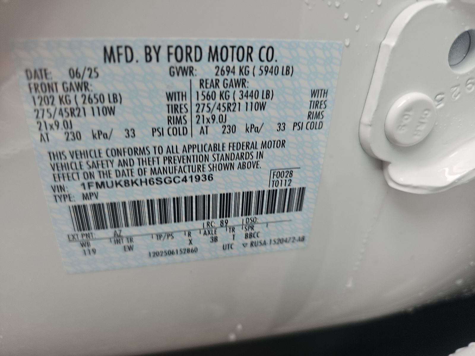 2025 Ford Explorer ST-Line AWD