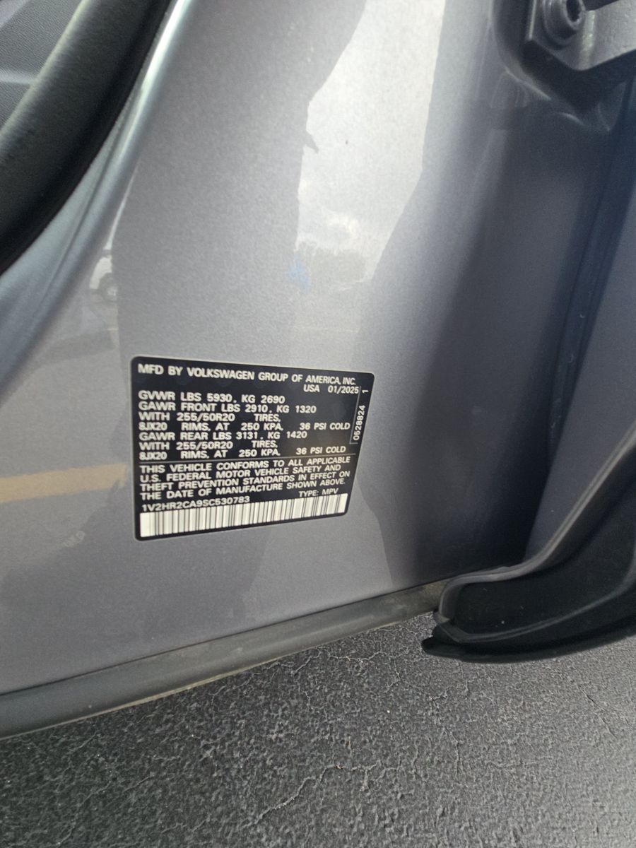 2025 Volkswagen Atlas 2.0T SE AWD