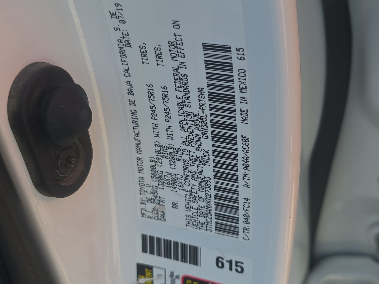 2019 Toyota Tacoma SR5 AWD