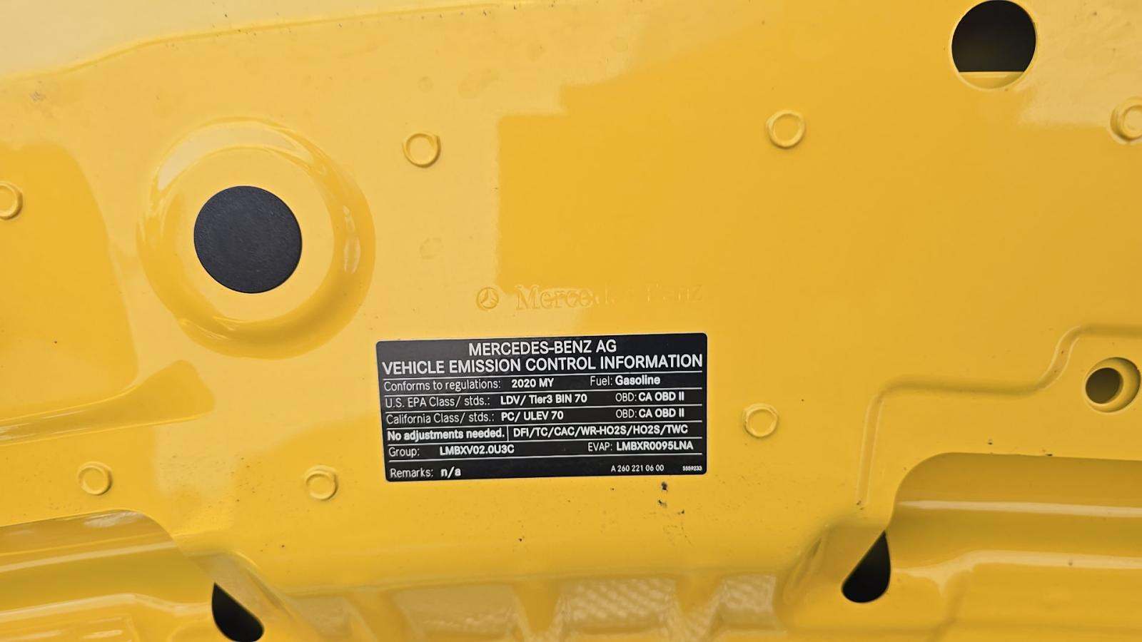 2020 Mercedes-Benz CLA CLA 250 FWD