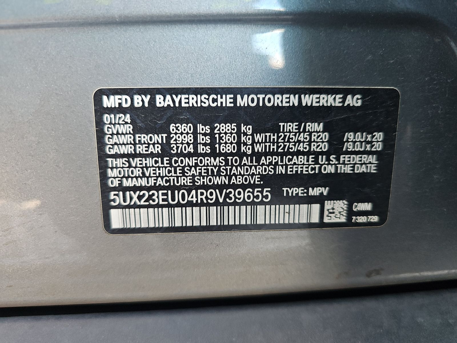 2024 BMW X5 xDrive40i AWD