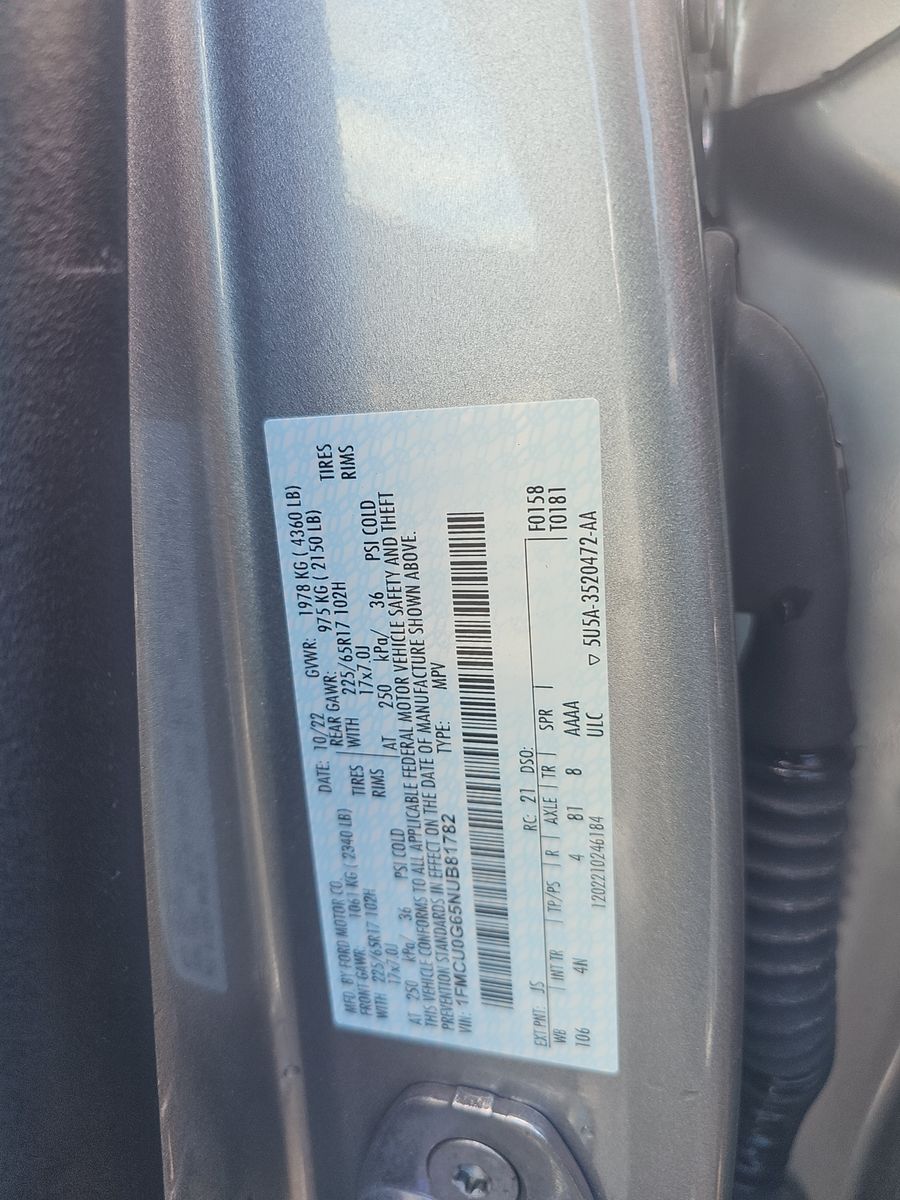 2022 Ford Escape SE FWD