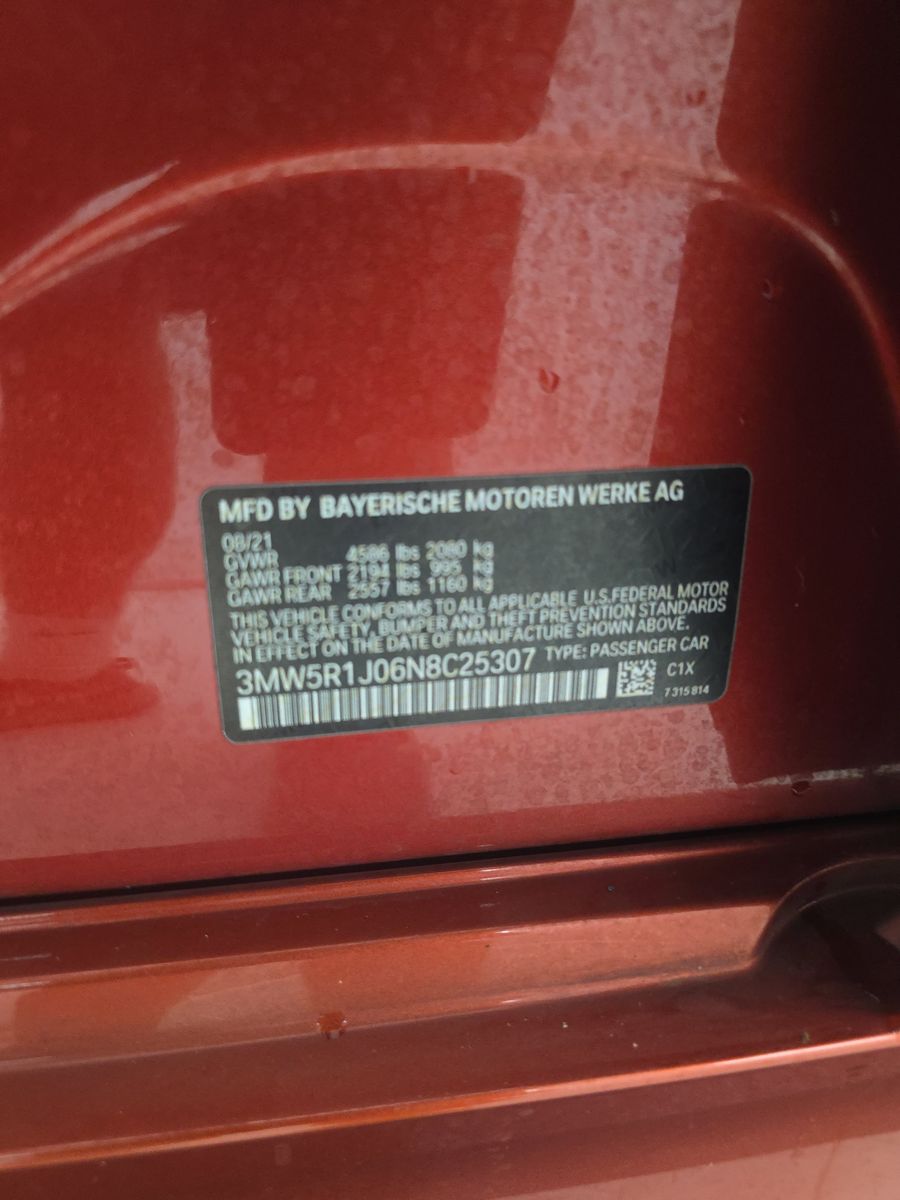 2022 BMW 3 Series 330i RWD