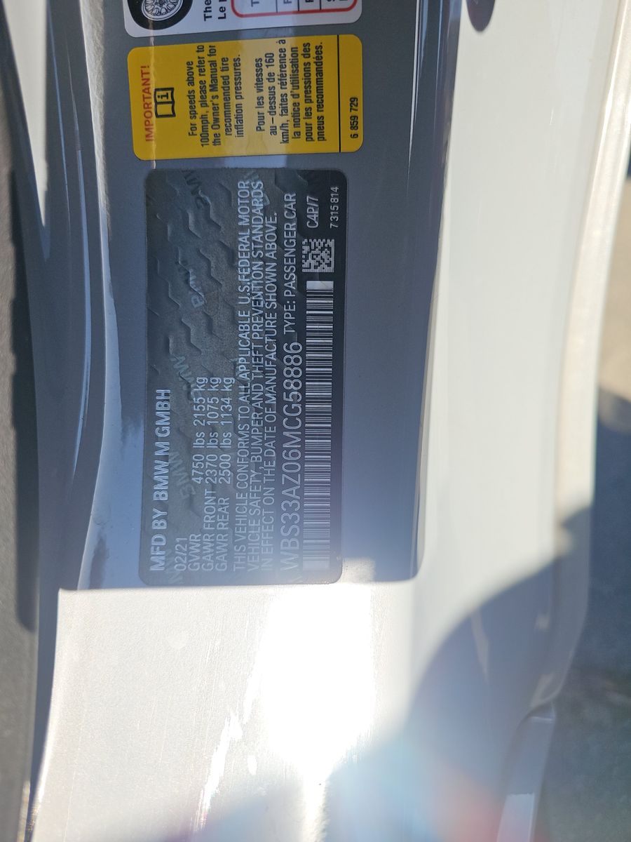 2021 BMW M4 Competition RWD