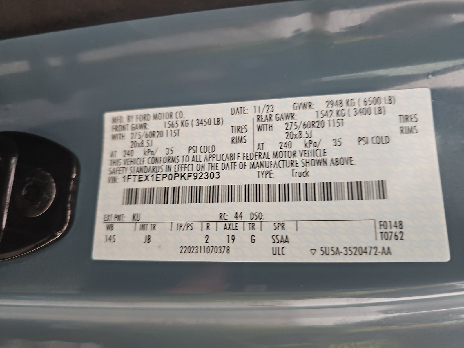 2023 Ford F-150 XL AWD