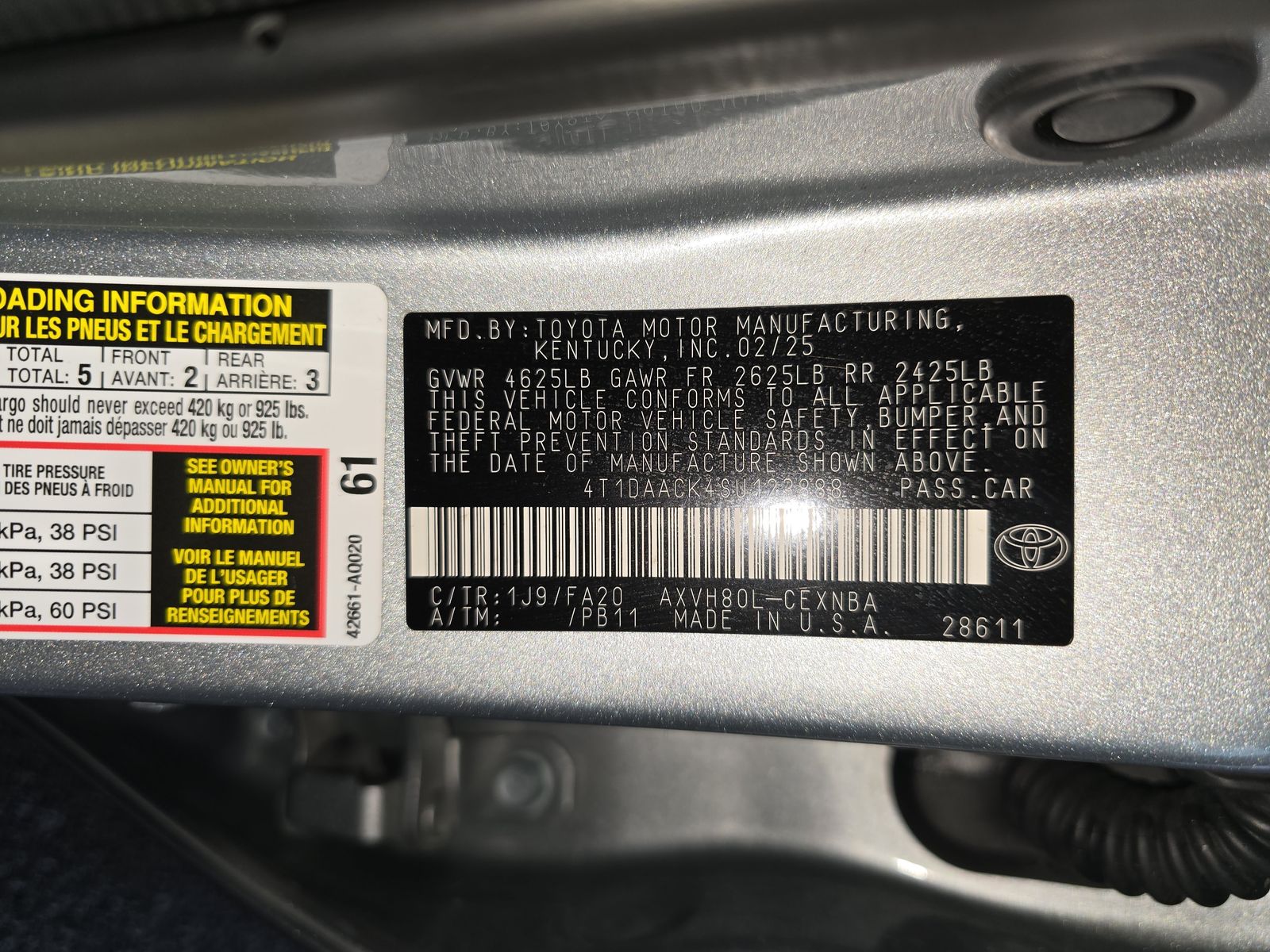 2025 Toyota Camry LE FWD