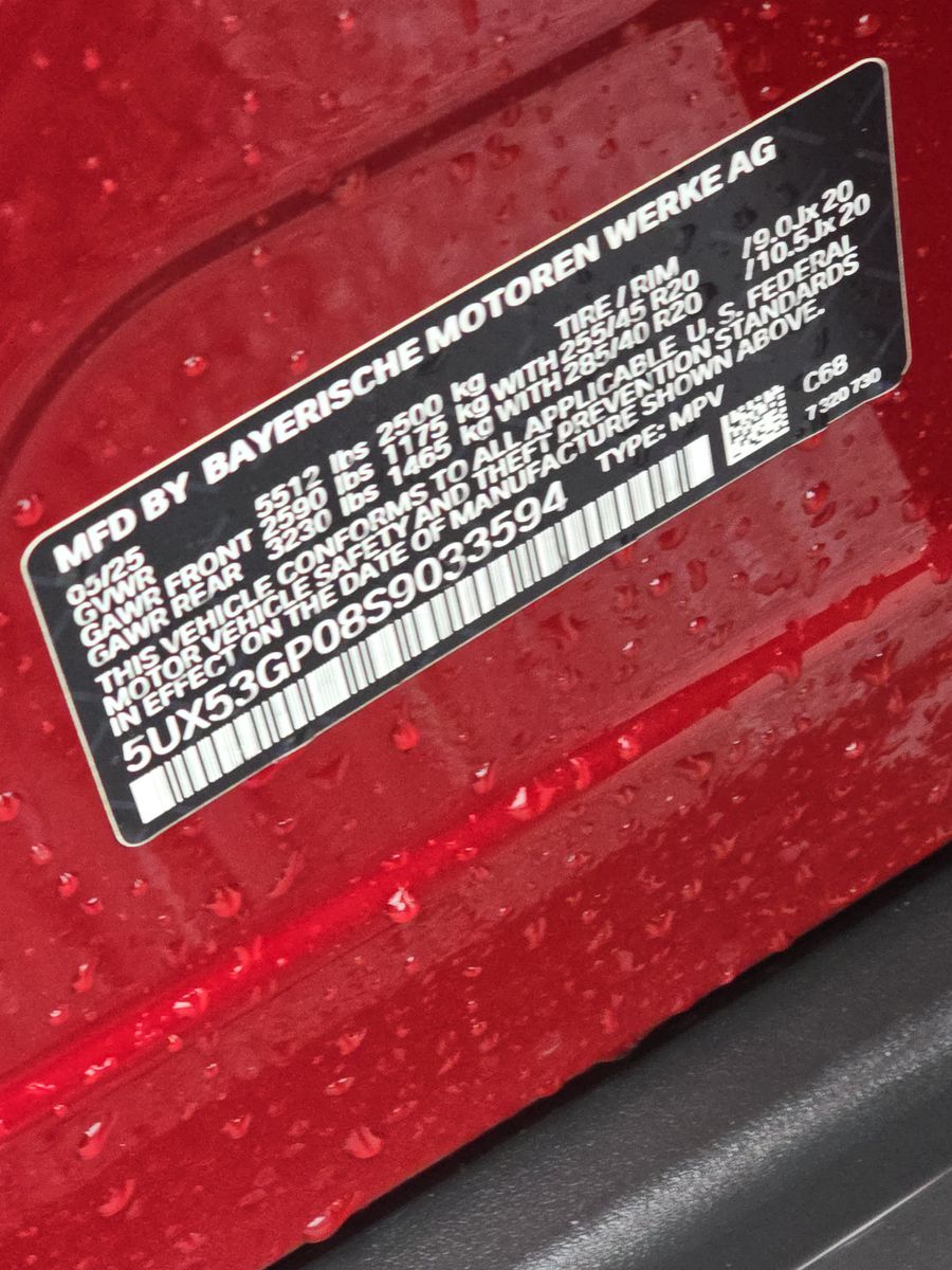 2025 BMW X3 xDrive30i AWD