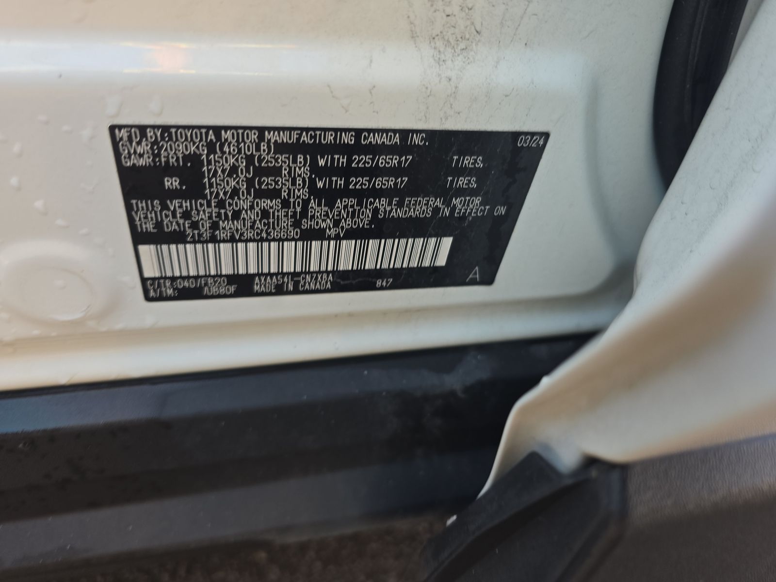 2024 Toyota RAV4 LE AWD