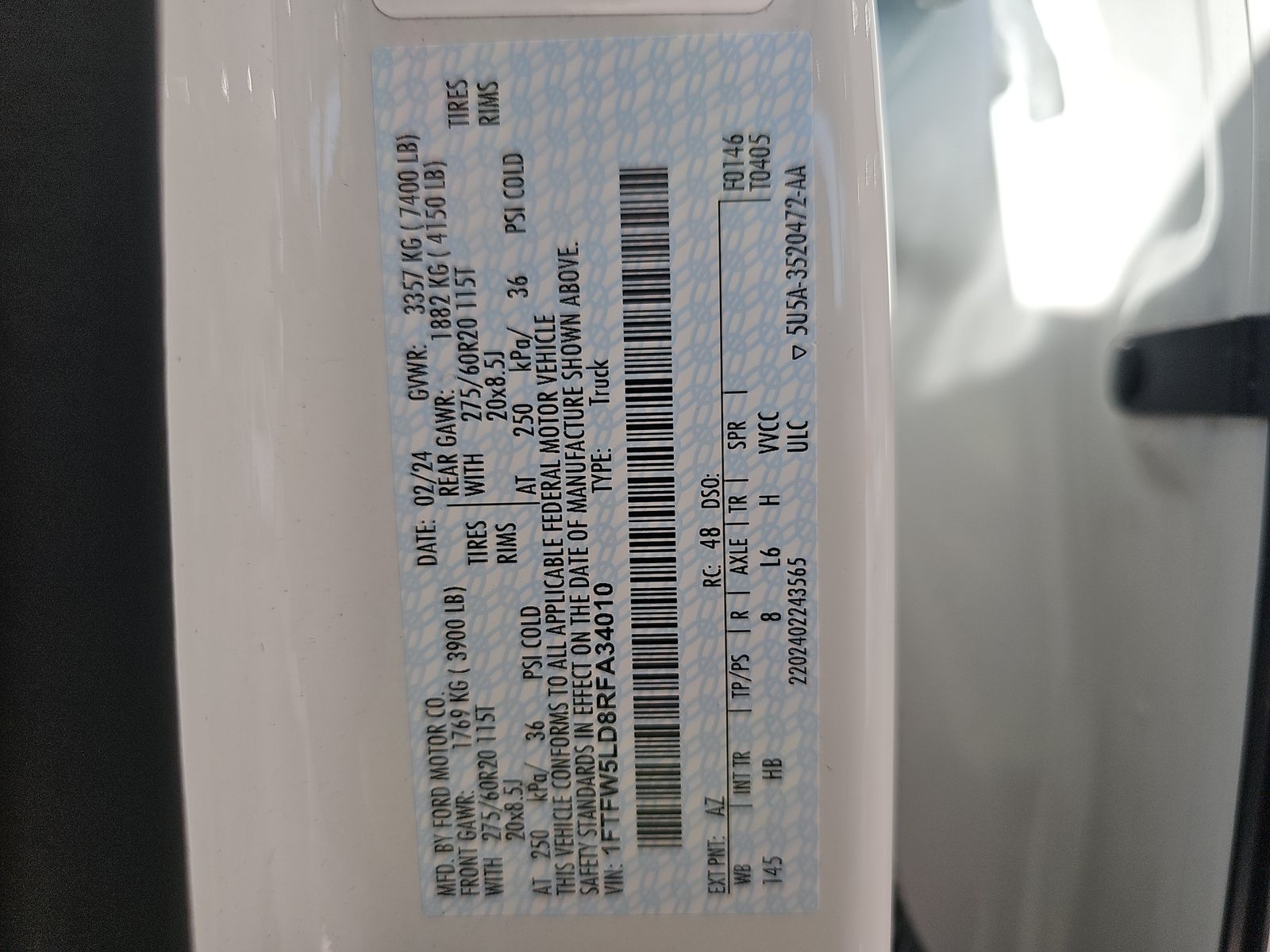 2024 Ford F-150 Hybrid Lariat AWD