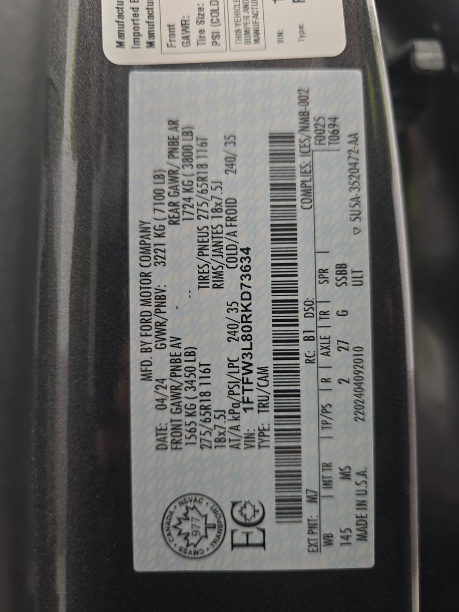 2024 Ford F-150 XLT AWD